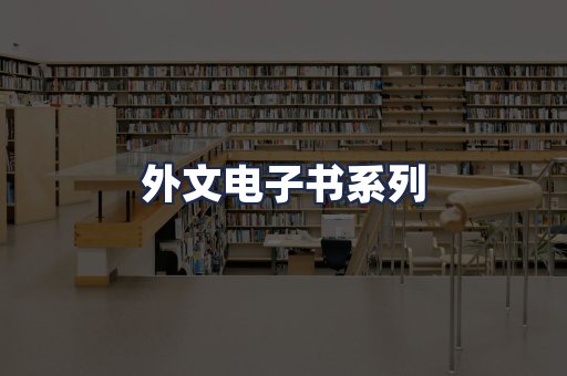 外文电子书系列
